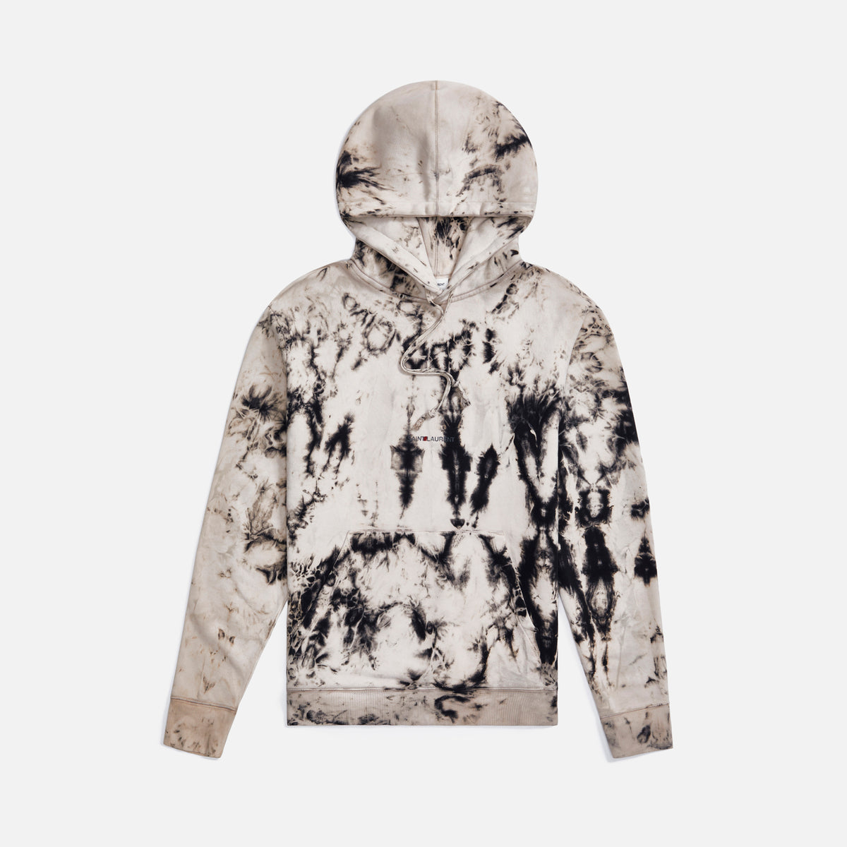 Saint Laurent Hoodie Volume Class - Noir / Beige