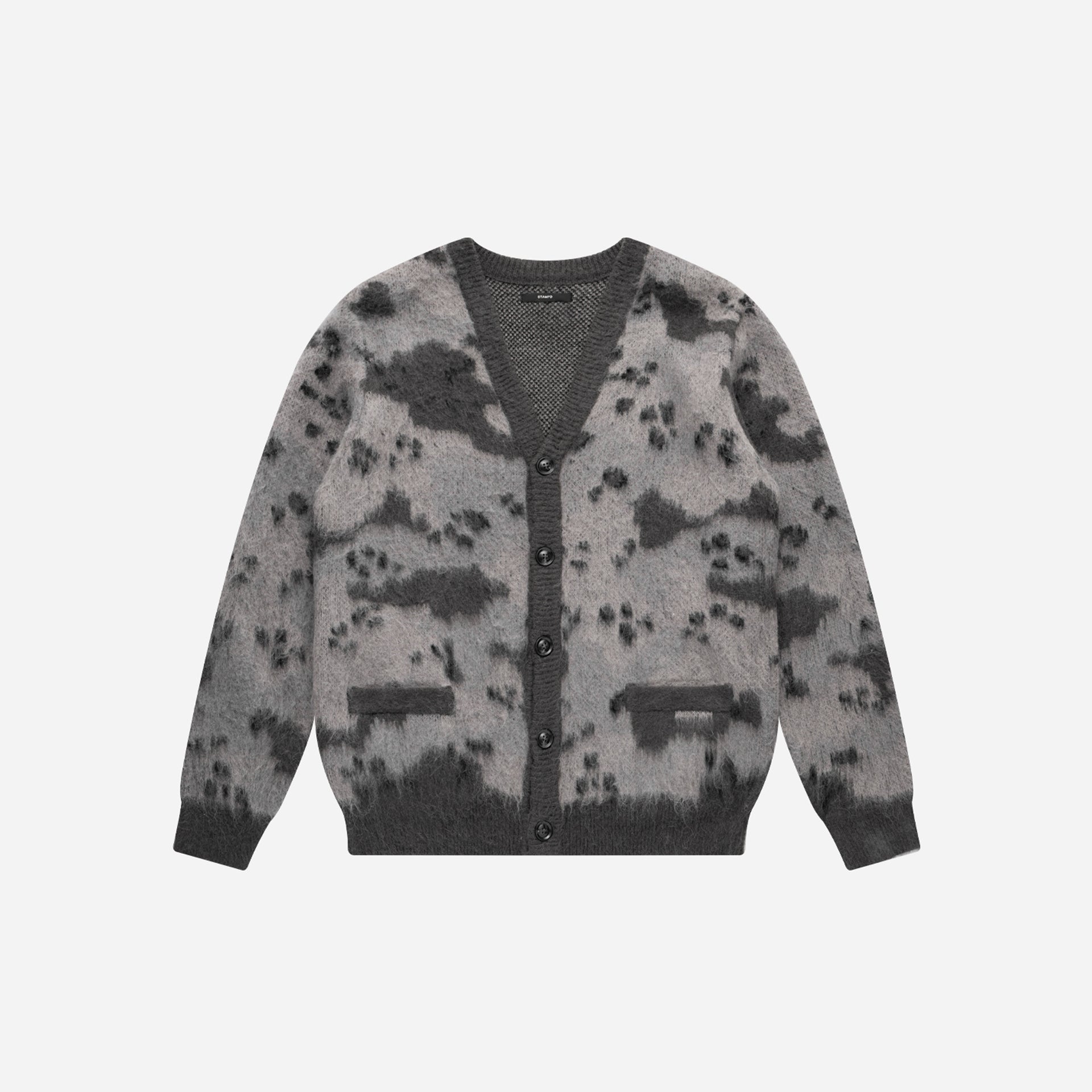 Stampd Desert Camo Cardigan - Black