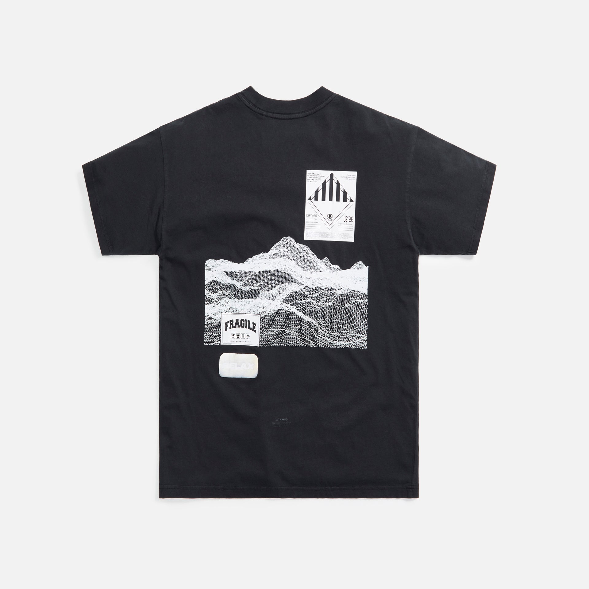 Stampd Empty Wave Relaxed Tee - Black
