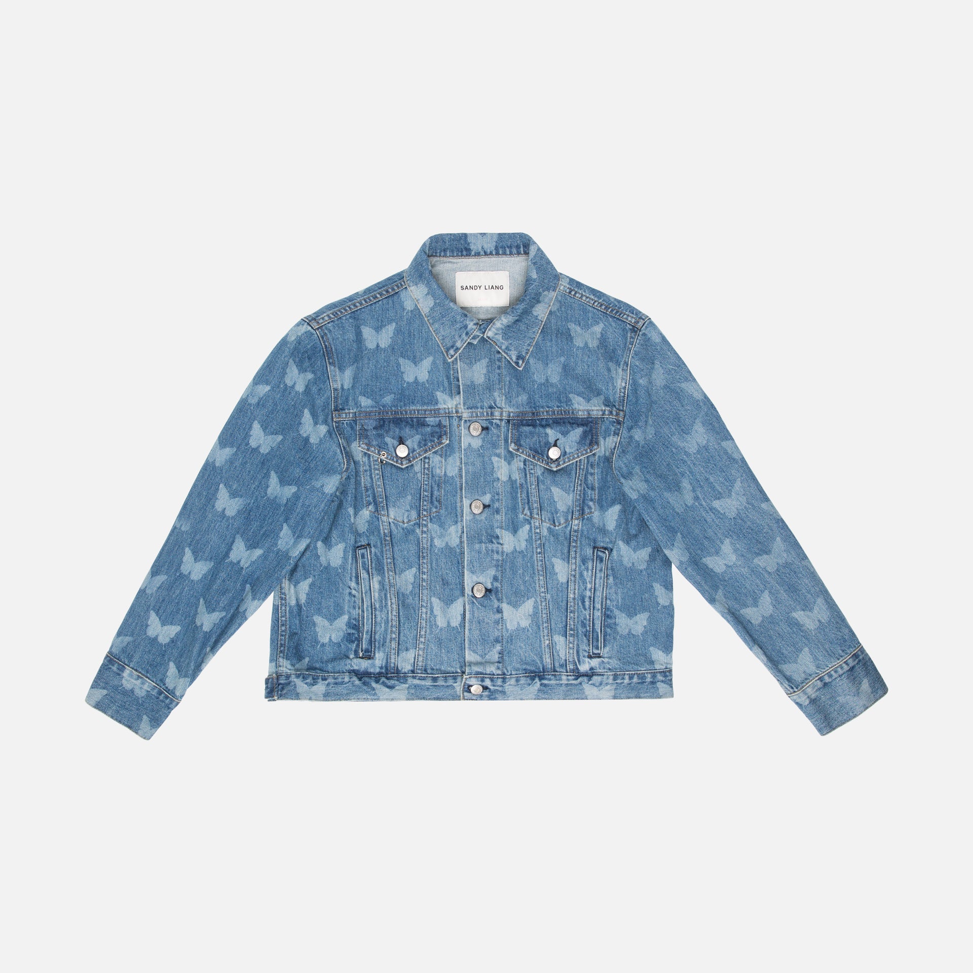 Sandy Liang Morpho Jacket - Butterfly Laser