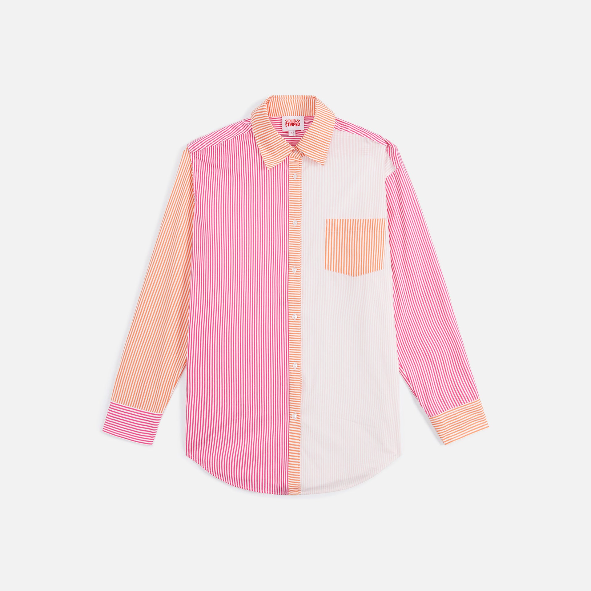 Solid & Striped Oxford Tunic - Sorbet Stripe