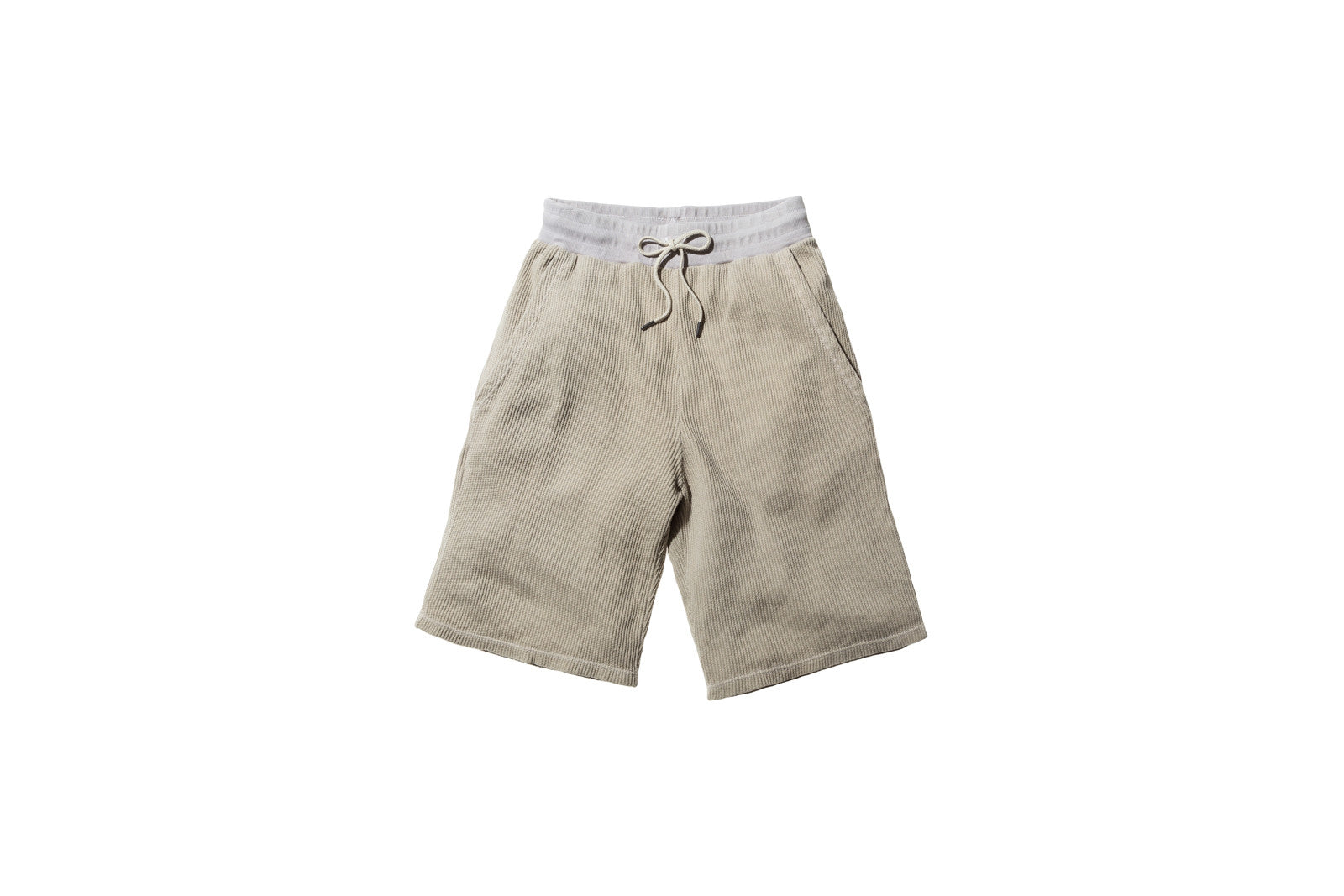 John Elliott Flatback Thermal Shorts - Washed Clay