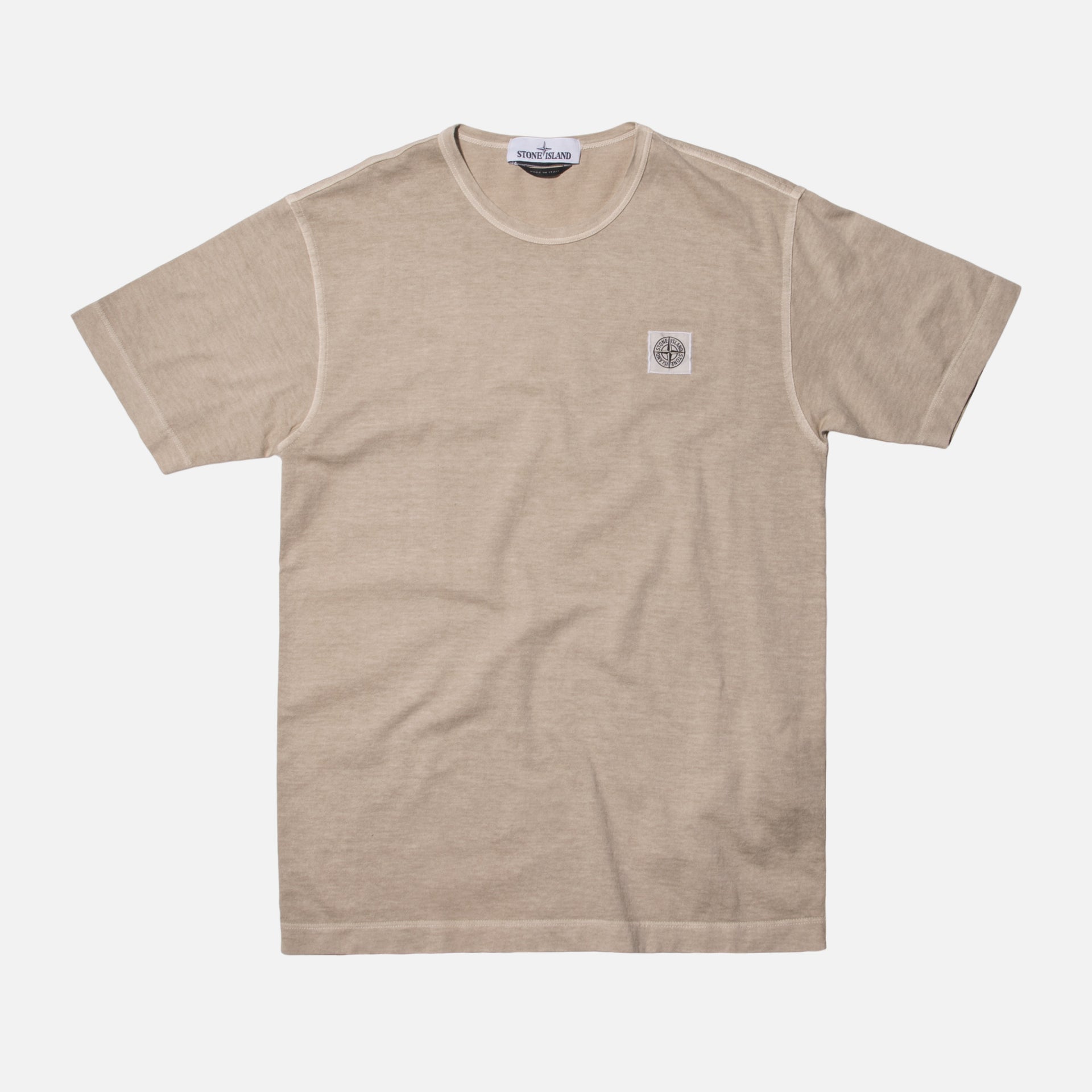 Stone Island Fissato Dye Tee - Beige
