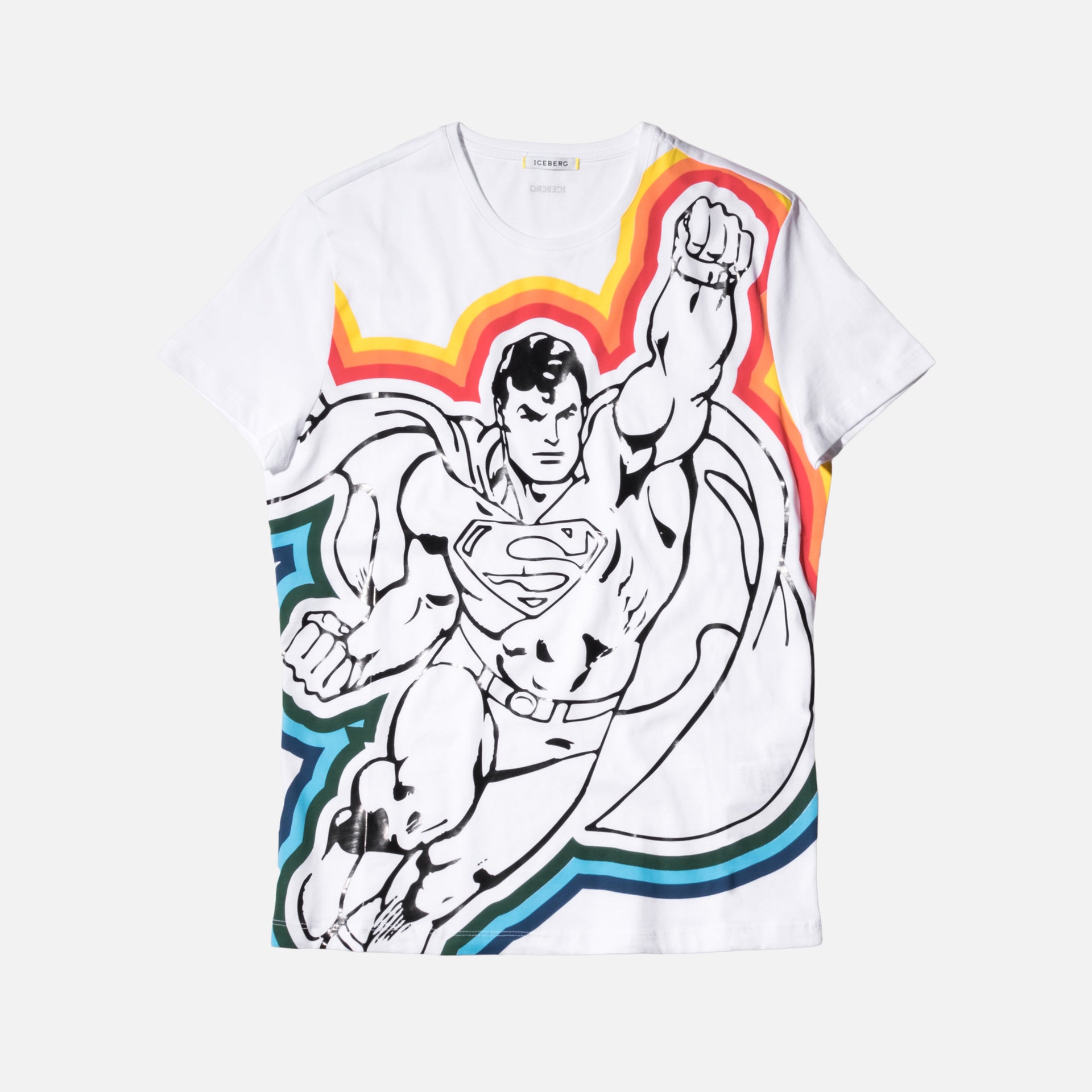 Iceberg Superman Tee - White