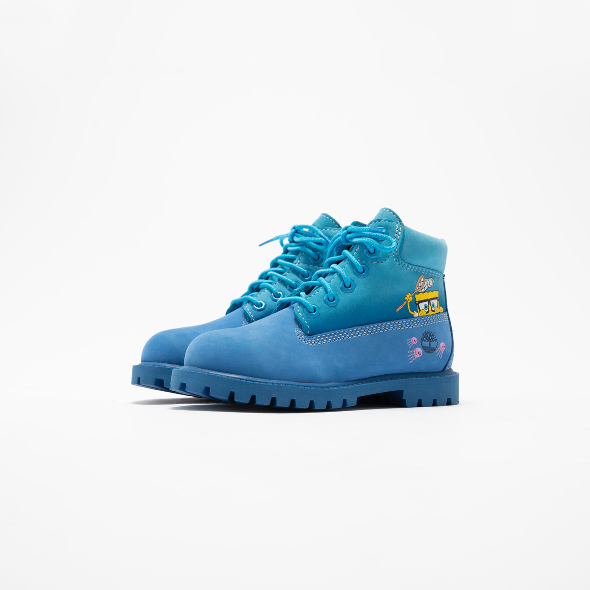 Timberland Toddler Spongebob 6-In Premium Boot - Bright Blue