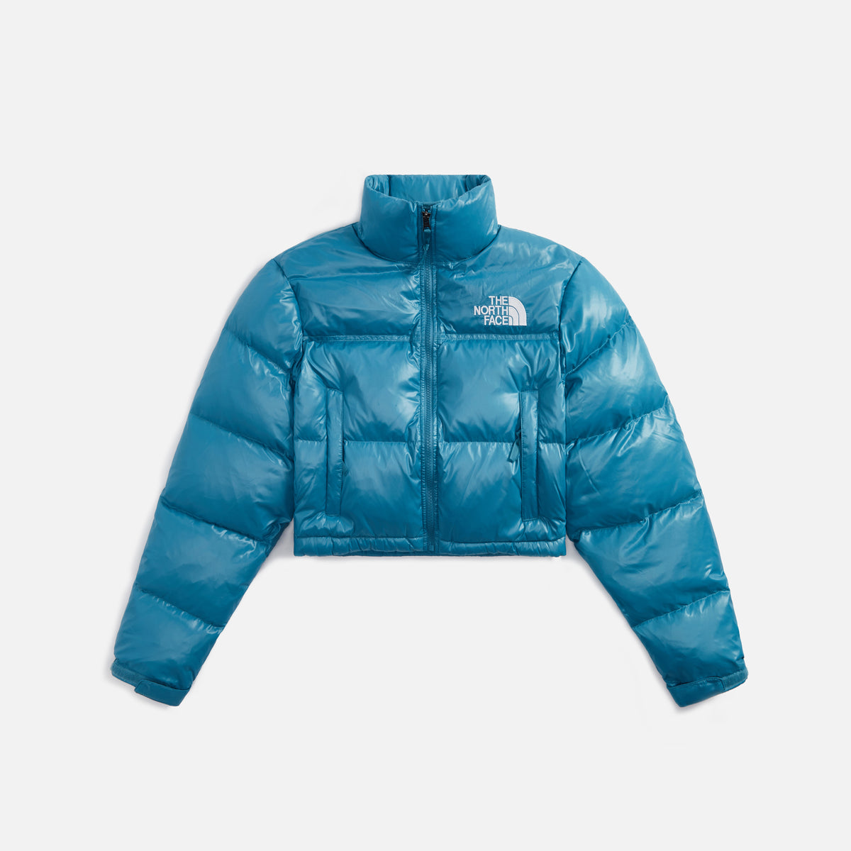 The North Face WMNS Nuptse Short Jacket - Storm Blue