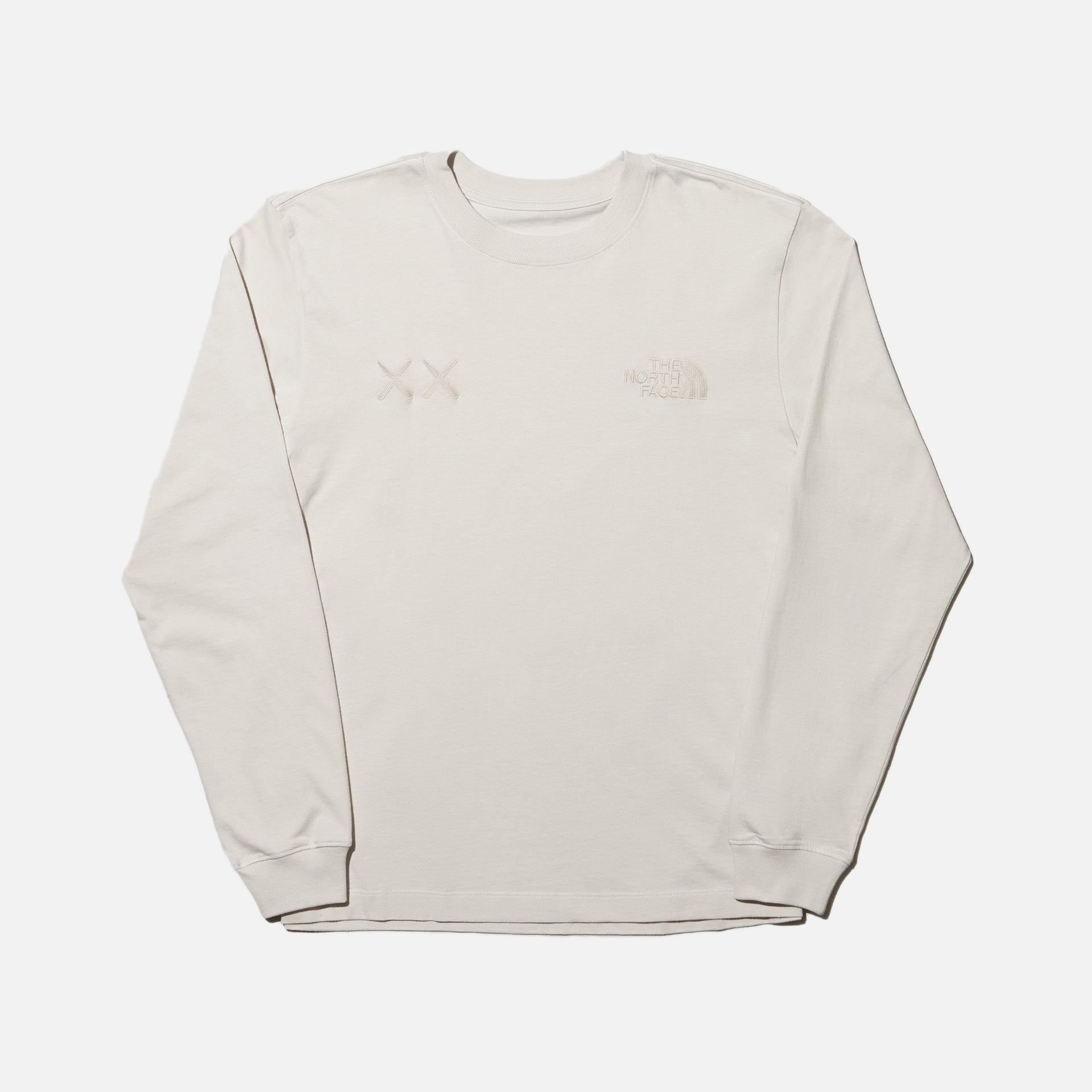 The North Face x Kaws Long Sleeve Tee - Moonlight Ivory