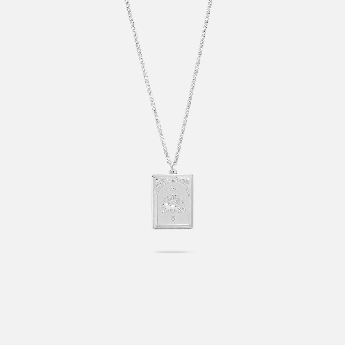 Tom Wood Tarot Strength Pendant - Silver