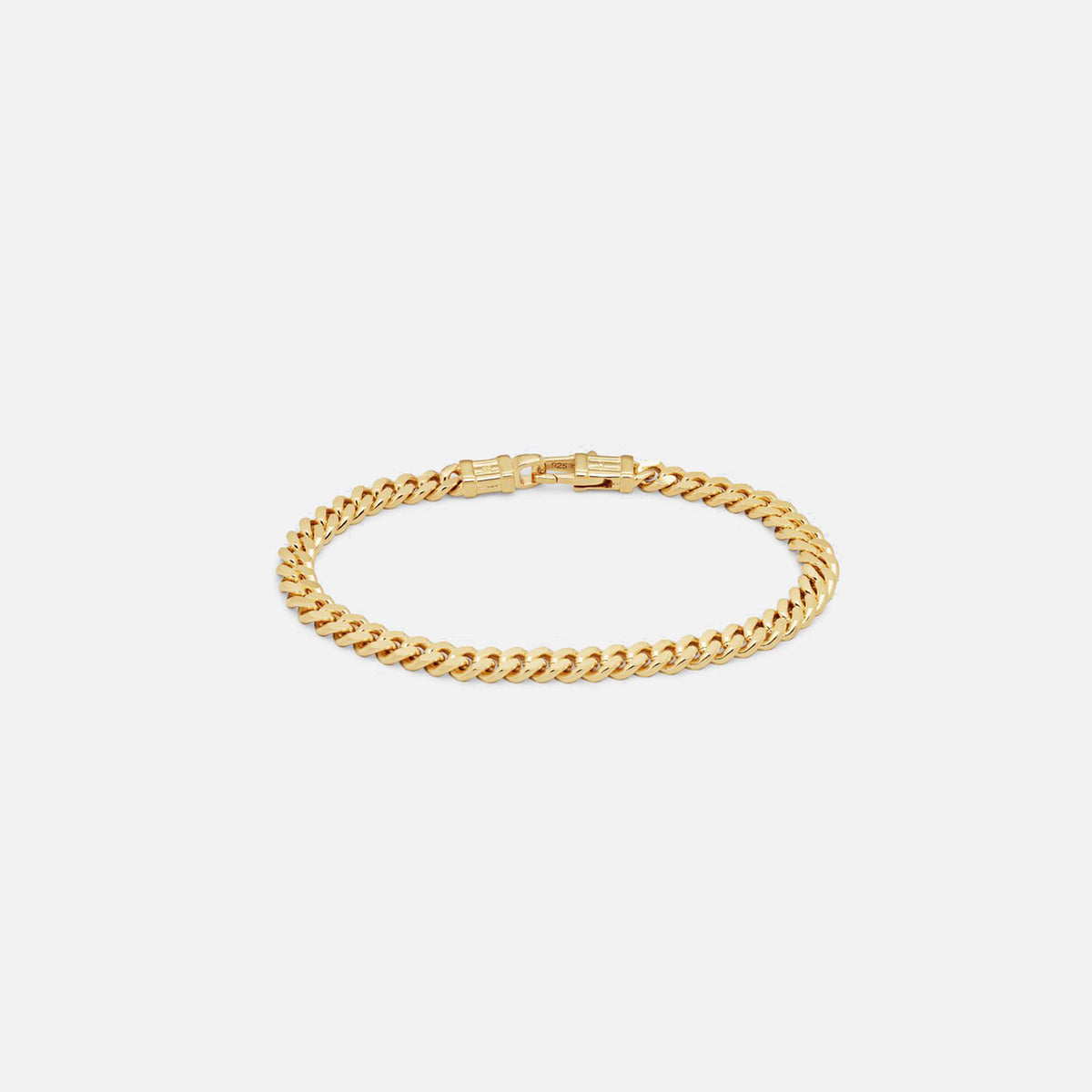 Tom Wood Curb Bracelet L 8.3 inches - Gold