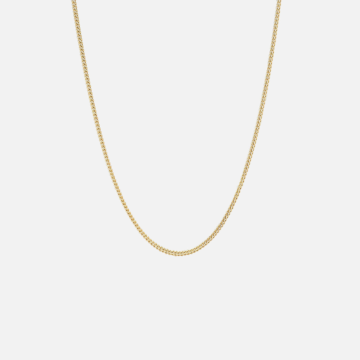 Tom Wood Curb Chain Slim Gold 20.5 inch - Gold