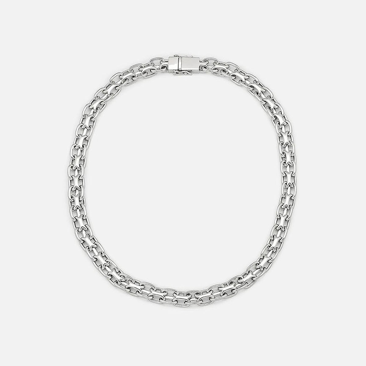 Tom Wood Vintage Necklace Silver 18 inch - Silver