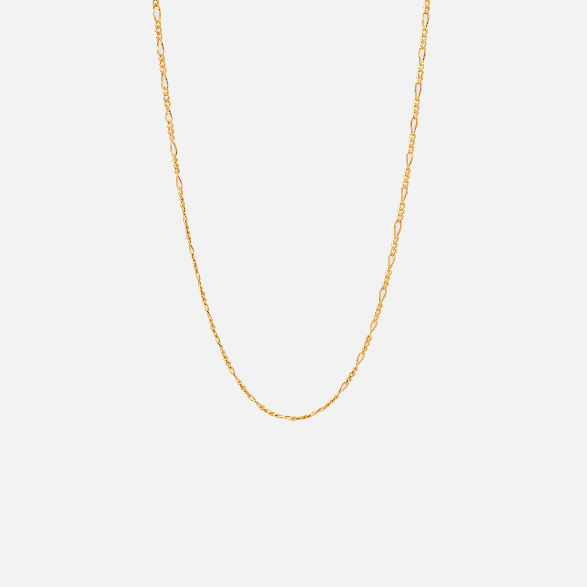 Tom Wood Figaro Chain Necklace - Gold