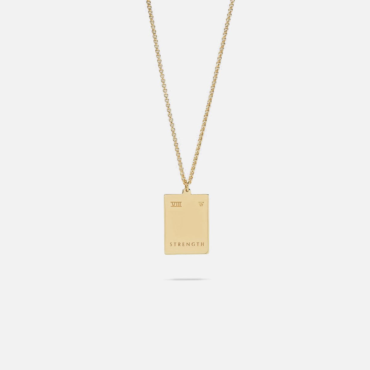Tom Wood Tarot Strength Pendant - Gold