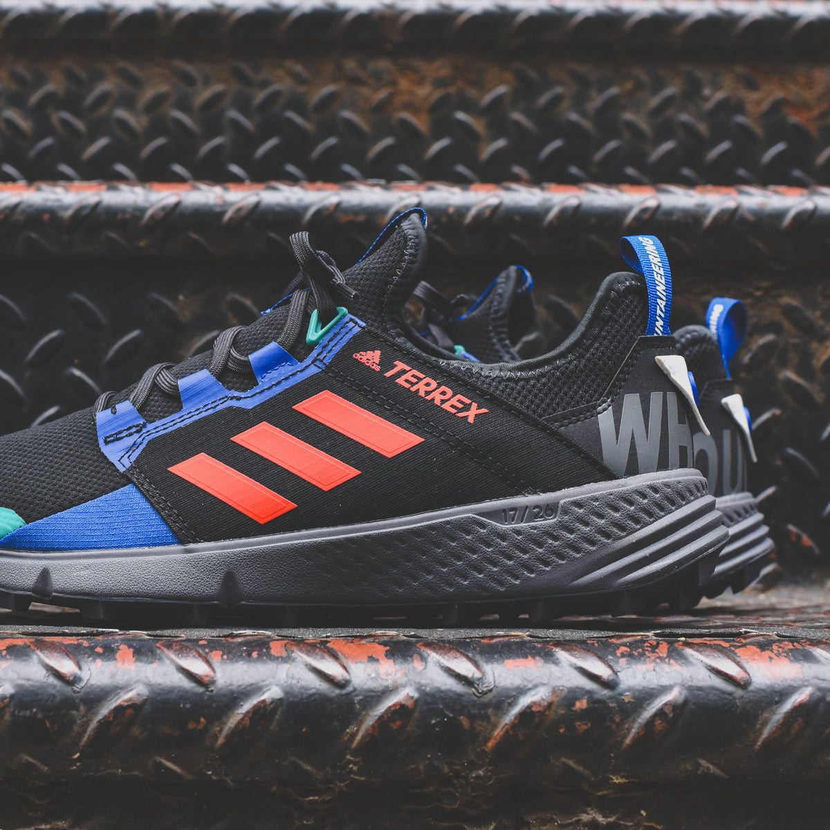 adidas Consortium x White Mountaineering Agravic Speed + - Core Black / Active Orange