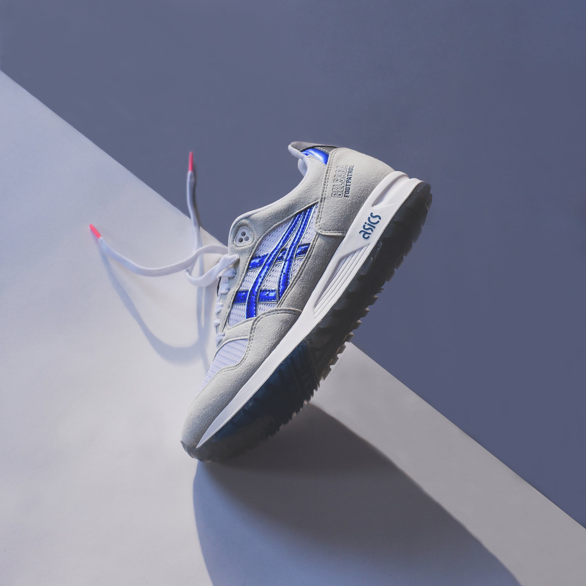 Asics x Foot Patrol Gel-Saga - Titanium Grey / Iridiu