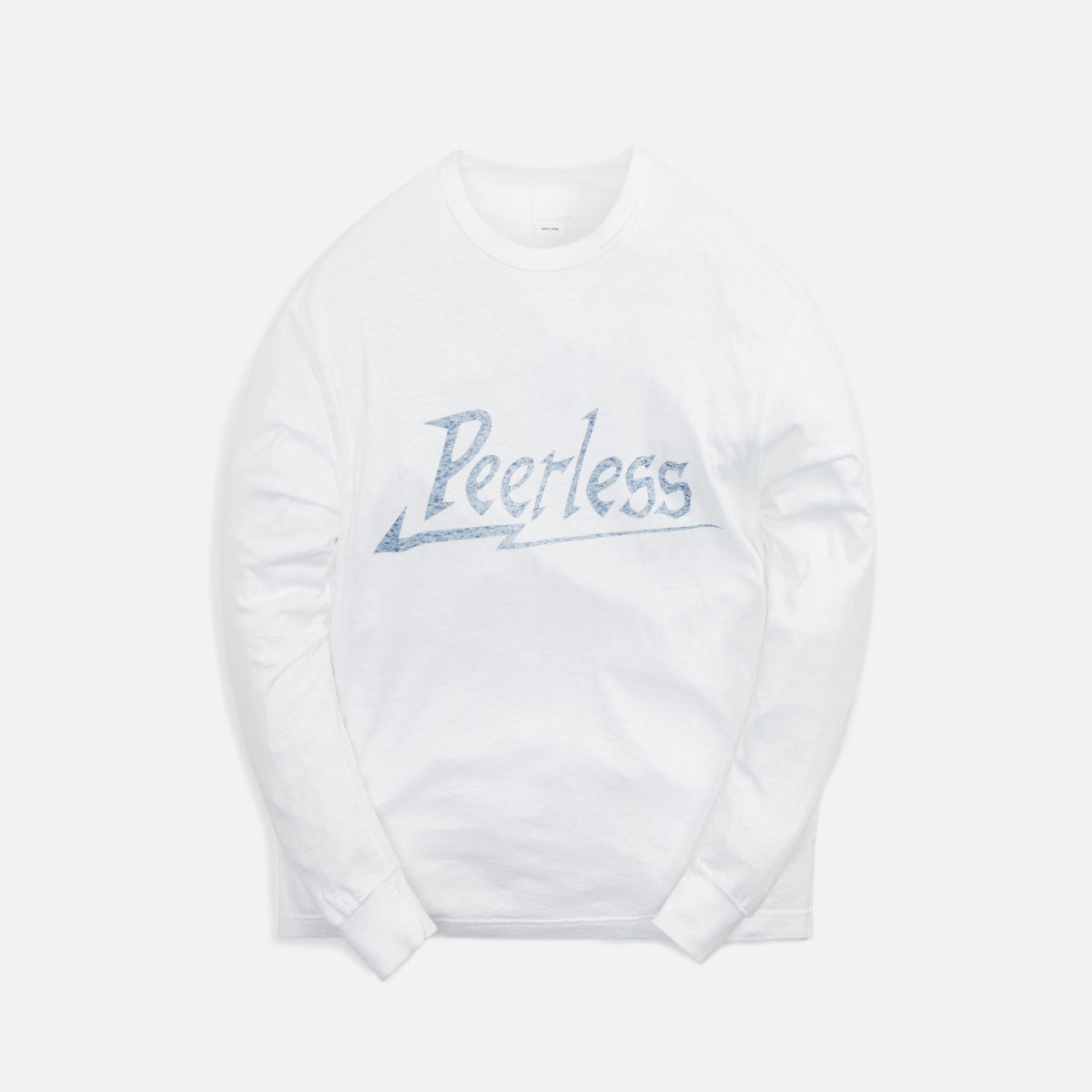 Visvim Jumbo Peerless L/S Tee - White / Blue