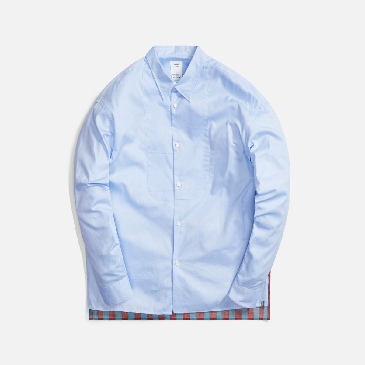 Visvim Chore Marcella L/S Stripes Shirt - Light Blue