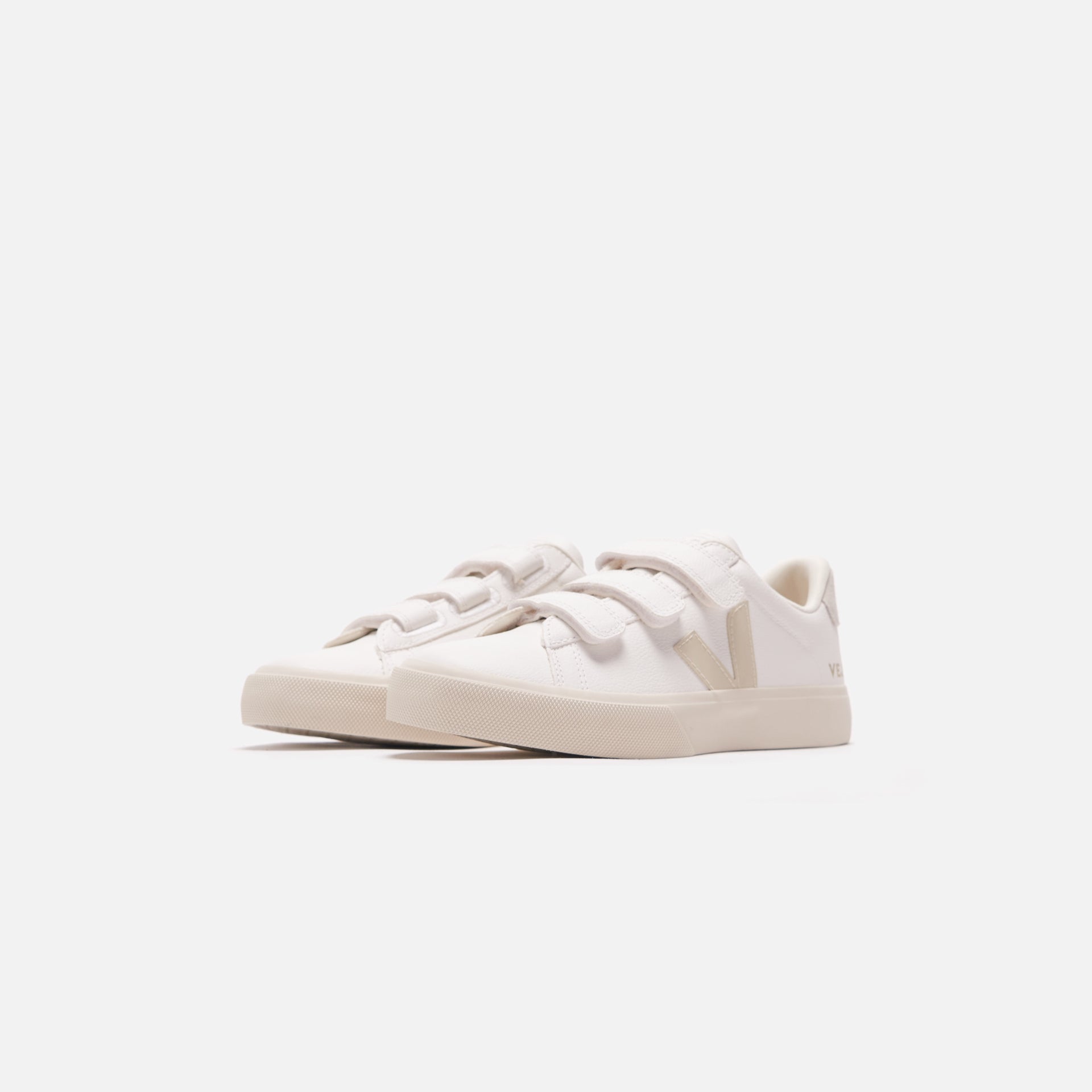 Veja Recife Logo Extra - White / Pierre / Natural