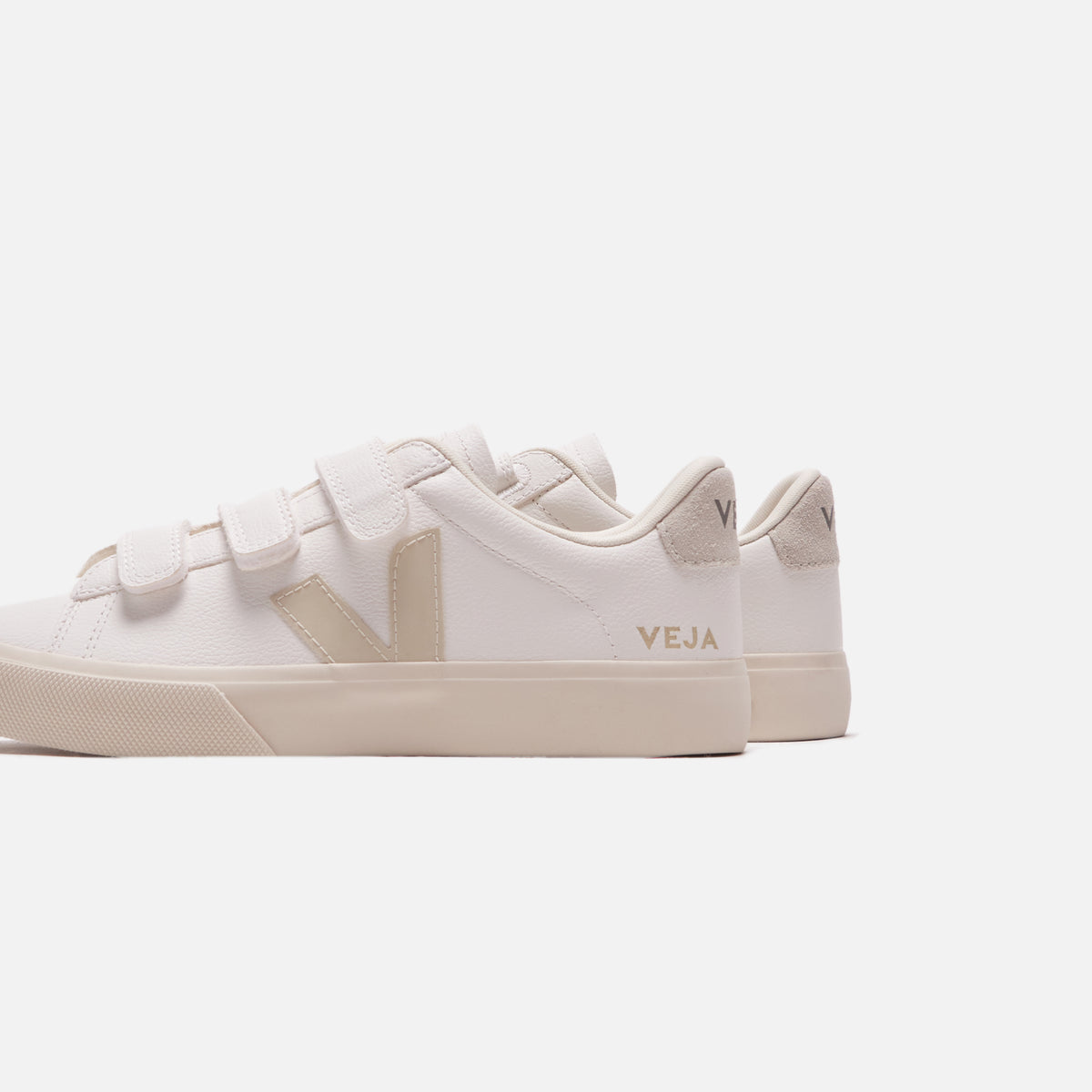 Veja Recife Logo Extra - White / Pierre / Natural