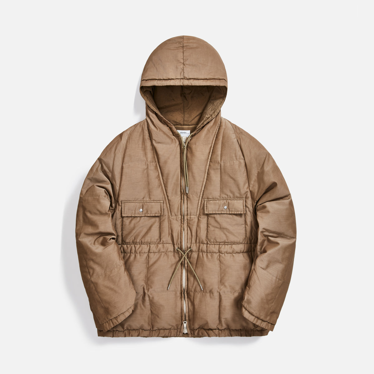Visvim Lhasa Down Parka F.Z Overdye - Khaki