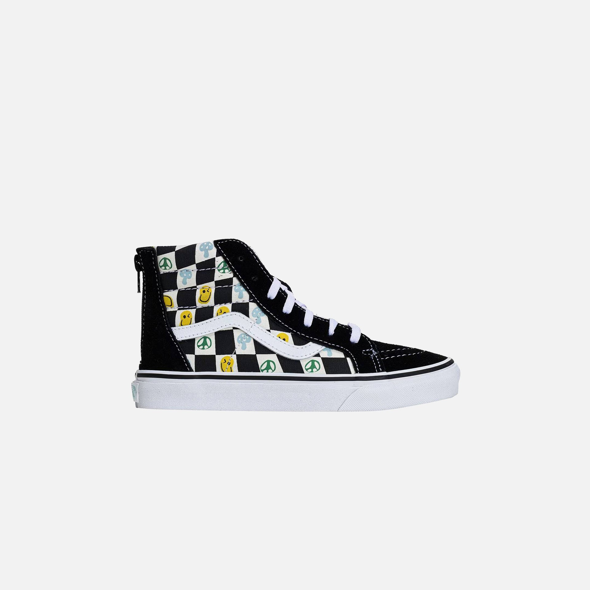 Vans Kids SK8-Hi Zip - Melted Check Black / Multi