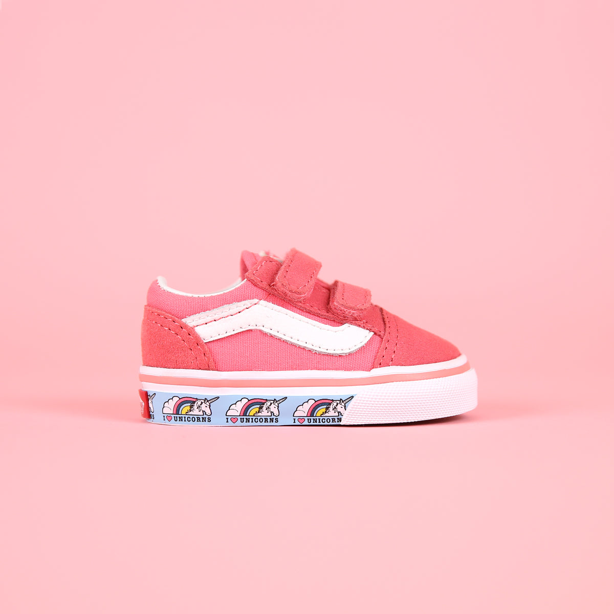 Vans Toddler Old Skool V Unicorn - Strawberry Pink