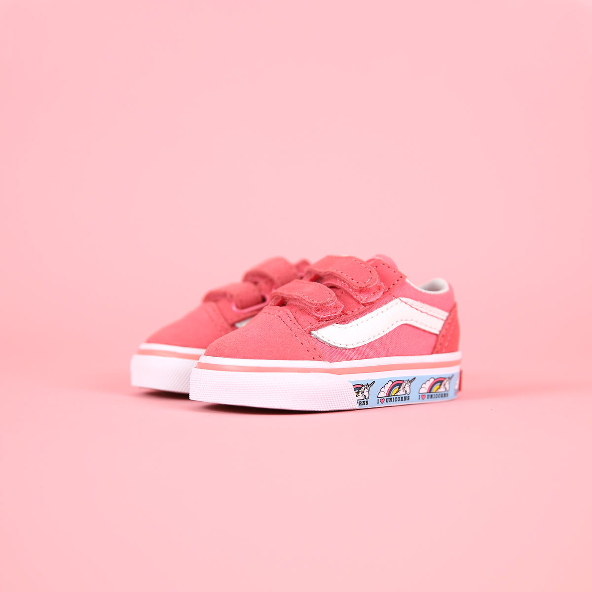 Vans Toddler Old Skool V Unicorn - Strawberry Pink