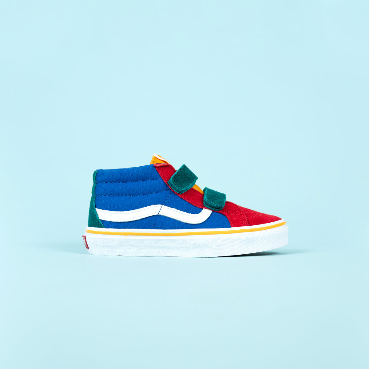 Vans Kids SK8-Mid Reissue V Primary Block - Lapis Blue