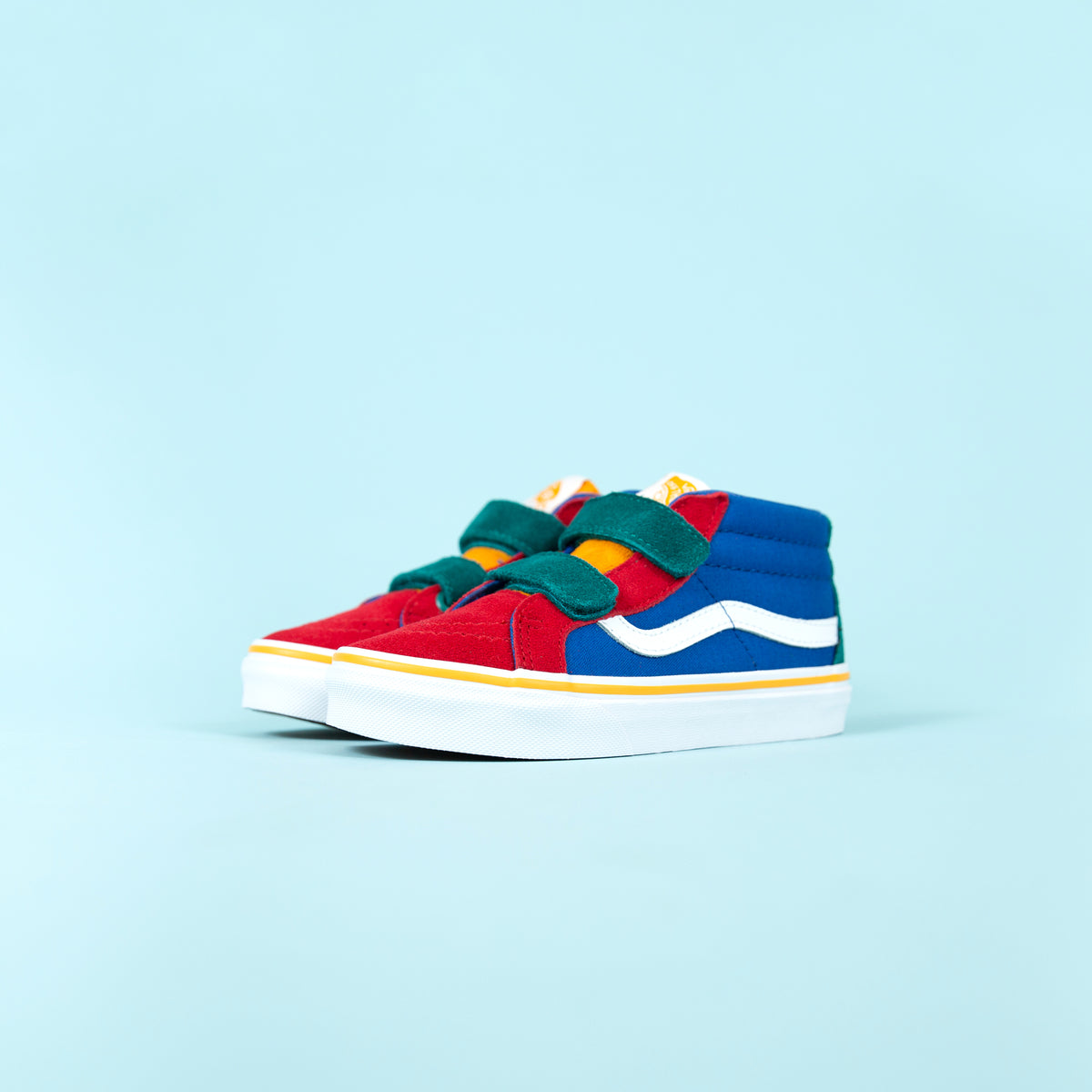 Vans Kids SK8-Mid Reissue V Primary Block - Lapis Blue