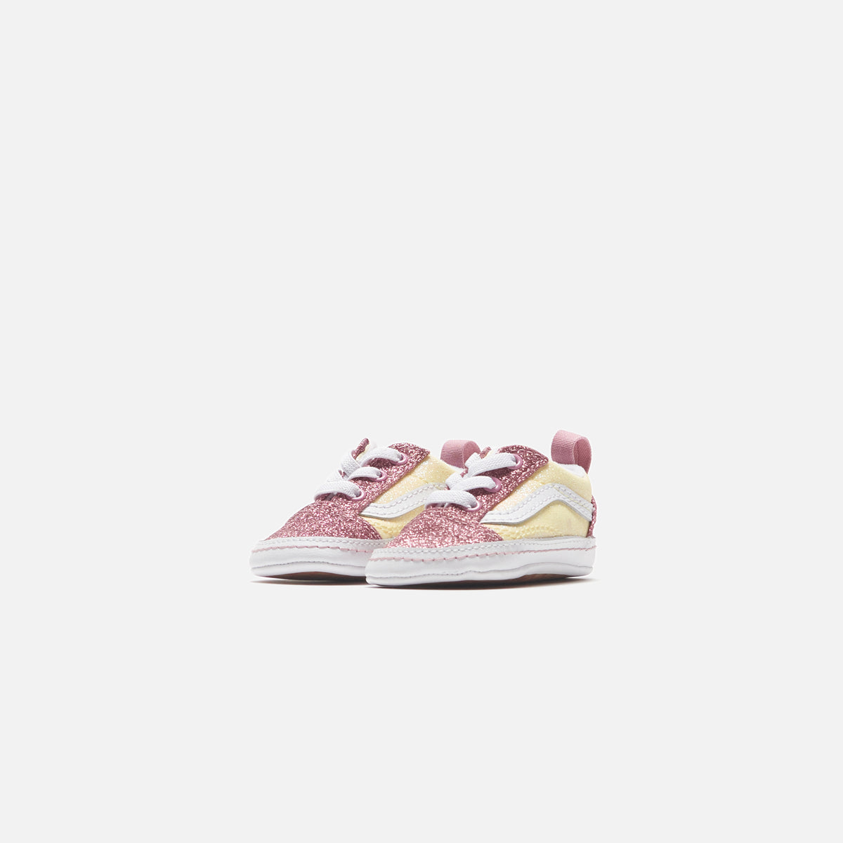 Vans Old Skool Crib Glitter Two Tone - Yellow / Pink