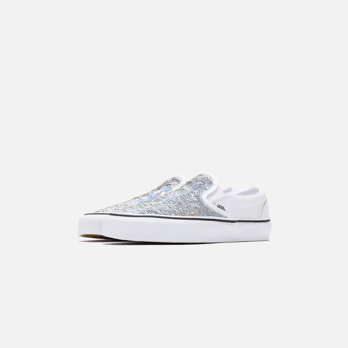 Vans Flipping Sequins Classic Slip-On - White