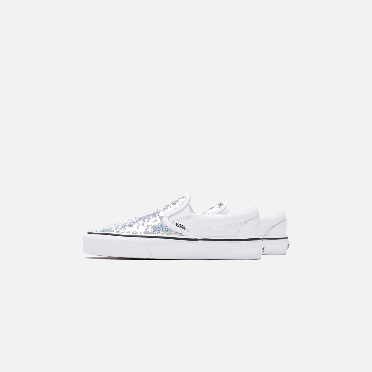 Vans Flipping Sequins Classic Slip-On - White