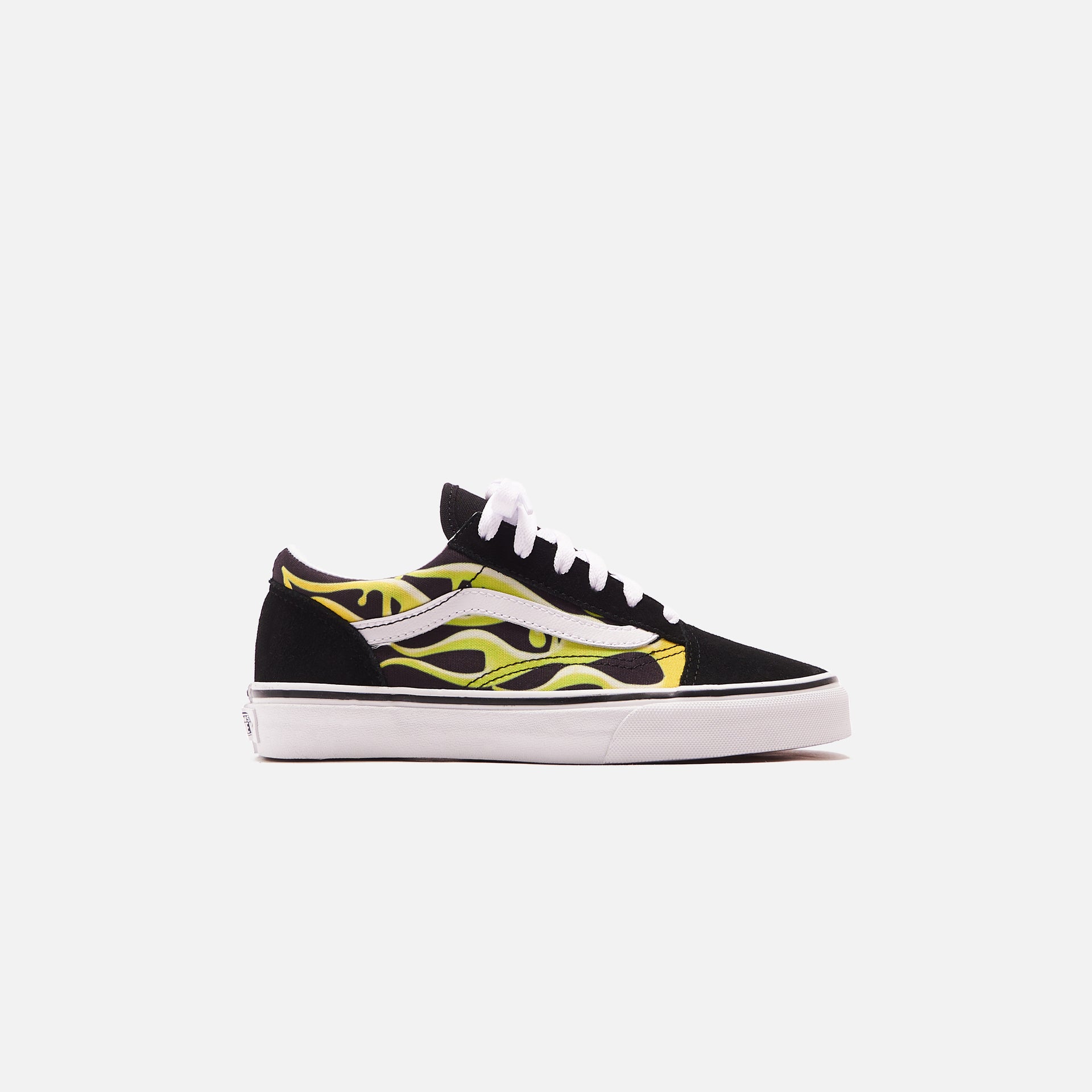 Vans Junior Old Skool - Slime Flame Black / True White