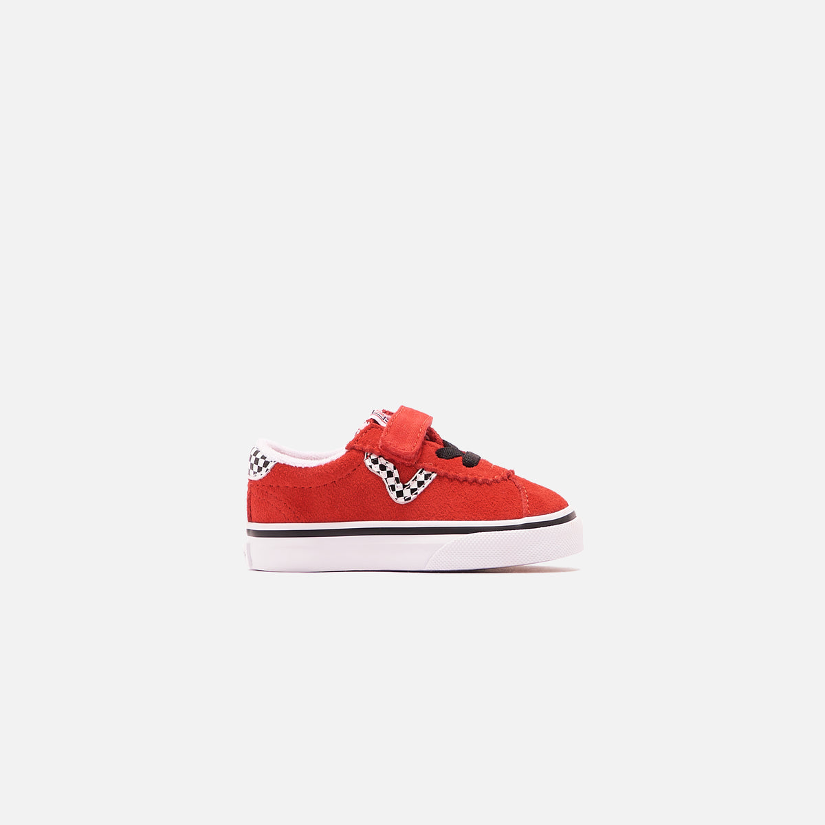Vans Kids Sport V Checkerboard - High Risk Red / True White