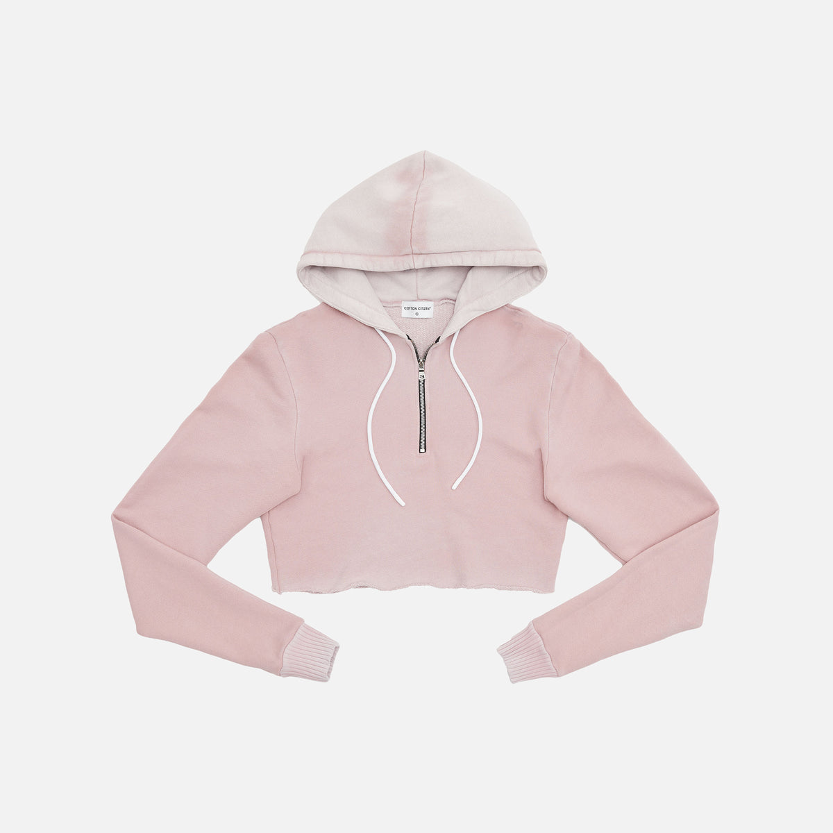 Cotton Citizen Brooklyn Crop Zip - Vintage Rose