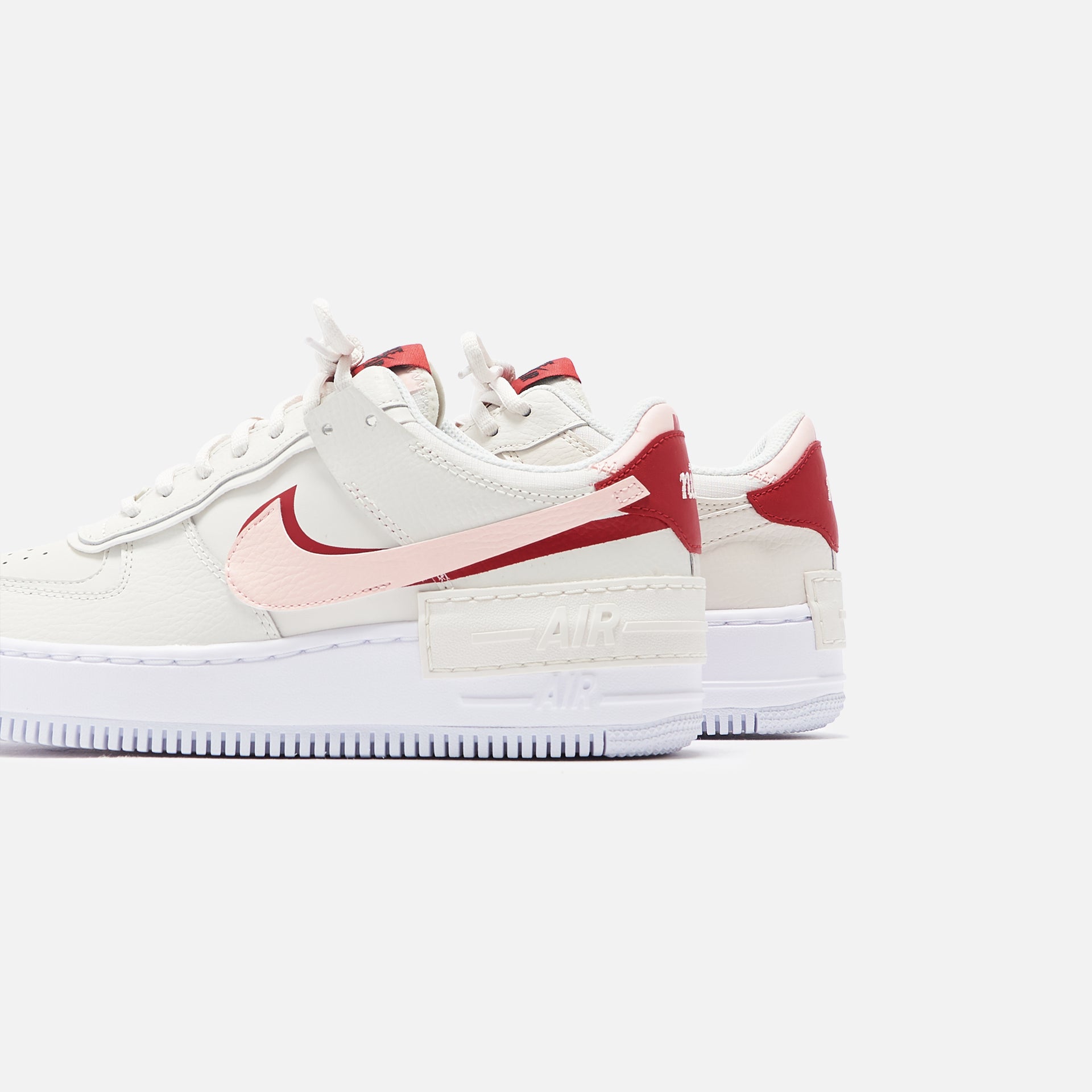 Nike WMNS Air Force 1 Double Vision - Phantom / Echo Pink / Gym Red