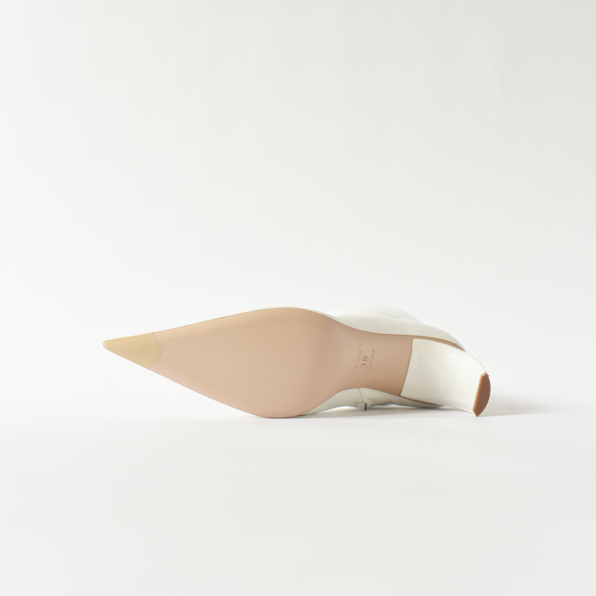 MISBHV Vinyl Ankle Boot - White