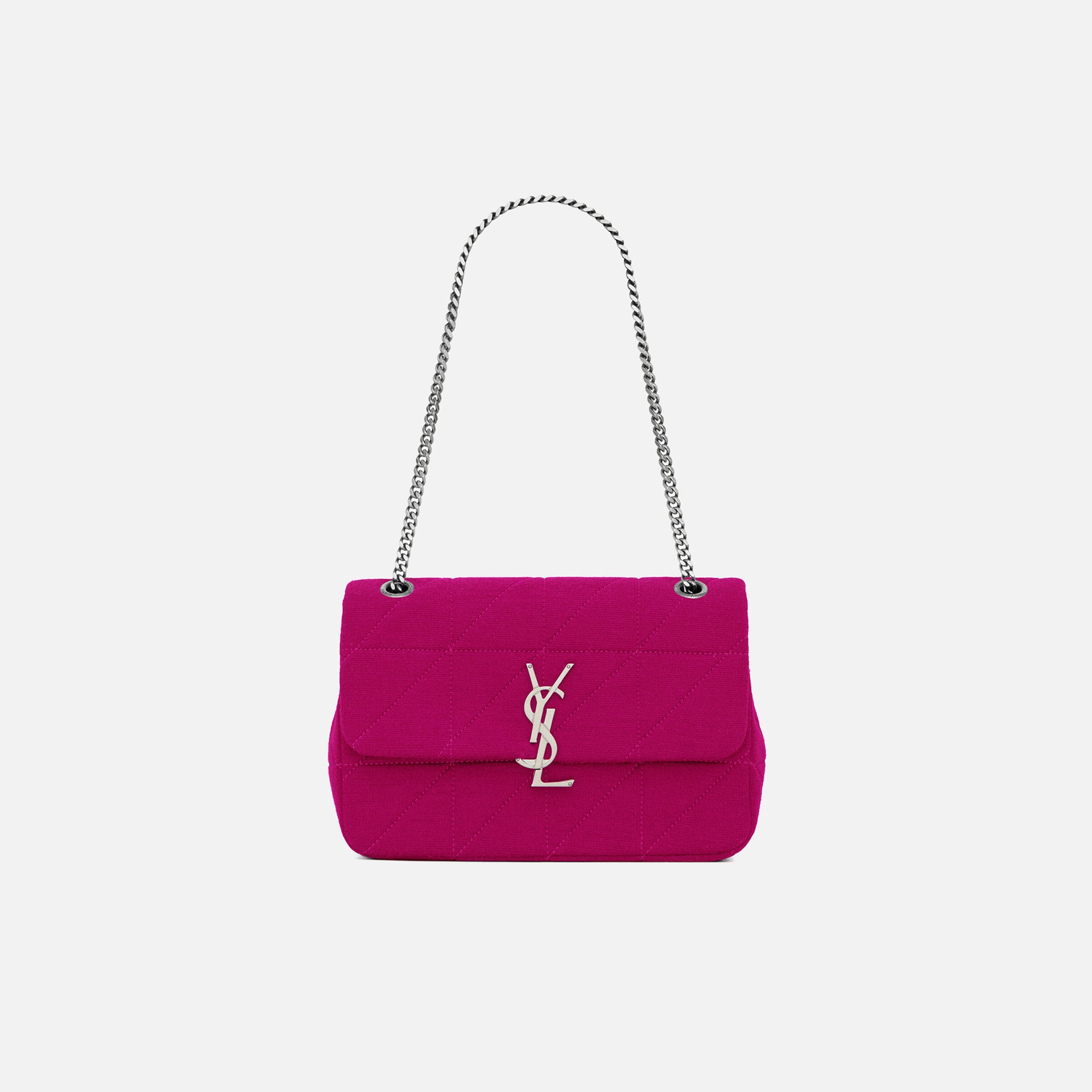 Saint Laurent Medium Jamie Lock Chain Bag - Bubble Pink