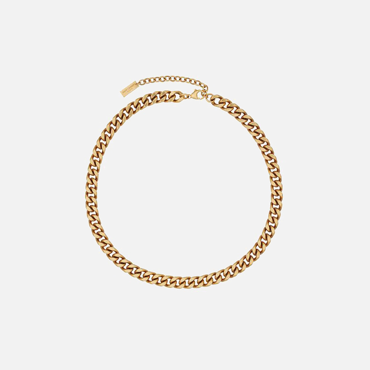 Saint Laurent Medium Curb Chain Necklace - Gold