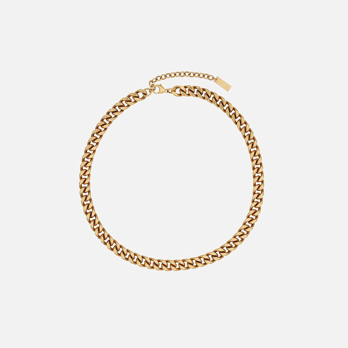 Saint Laurent Medium Curb Chain Necklace - Gold