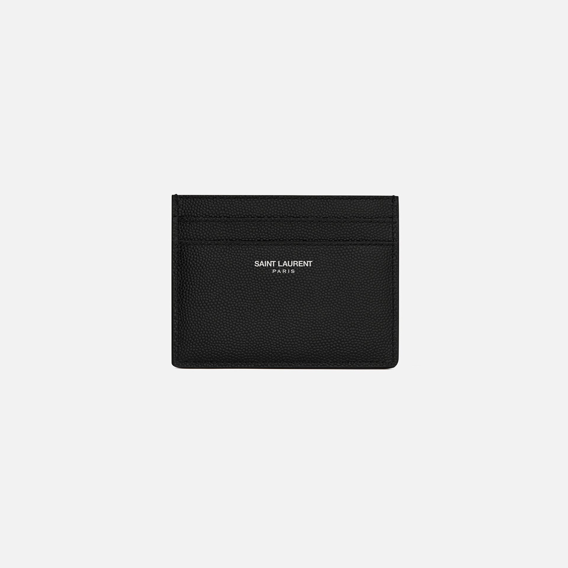 Saint Laurent Credit Card Case Emerald - Vert Fonce