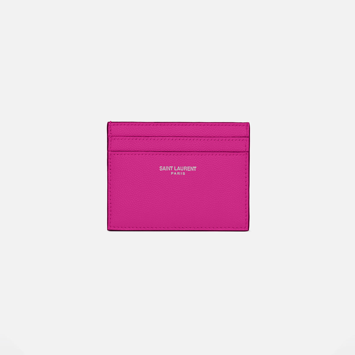 Saint Laurent Credit Card Case - Fuchsia