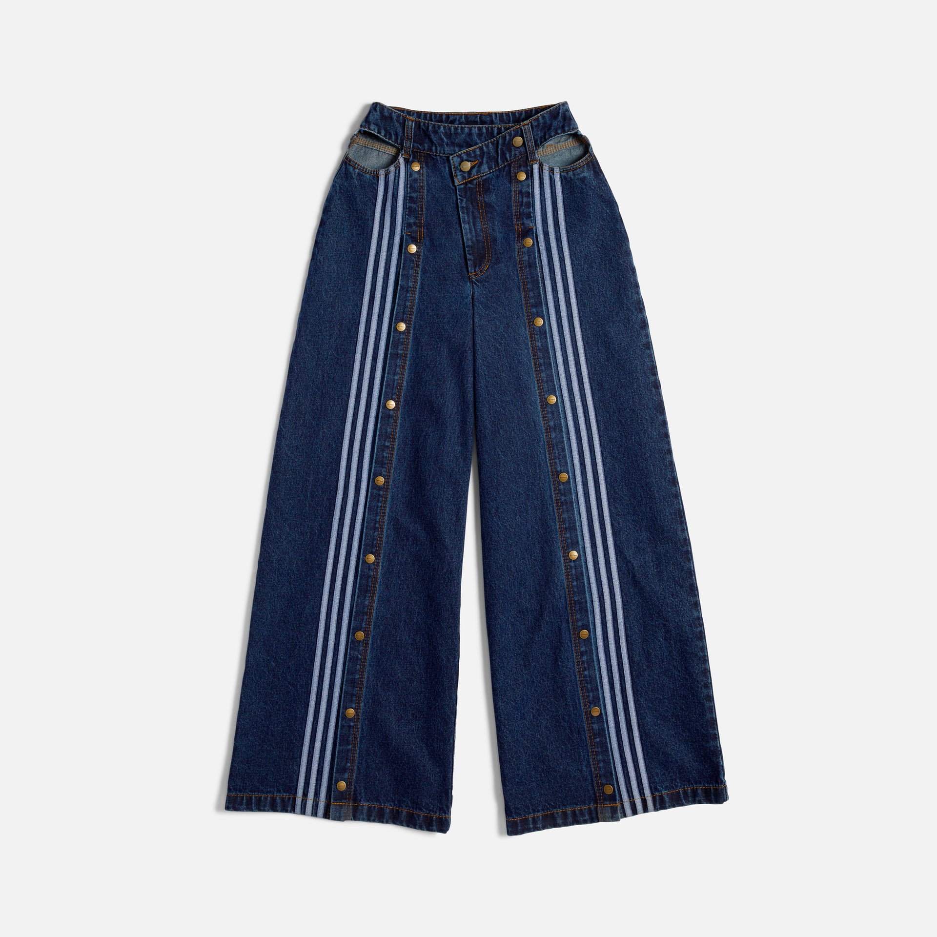 adidas x Ivy Park Denim Snap Pant - Dark Denim