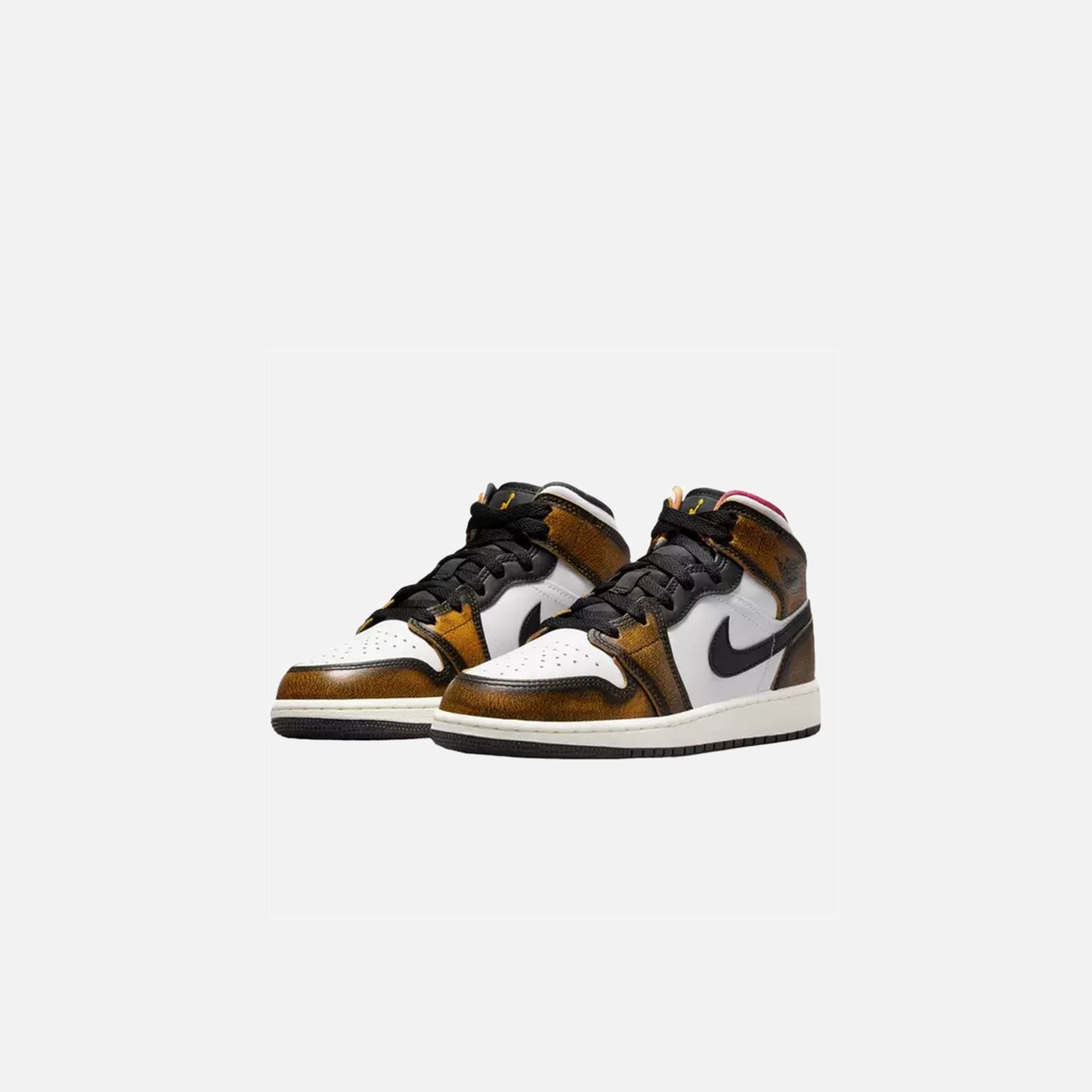 Nike Air Jordan PS 1 Mid SE - Black / Taxi / White / Sail